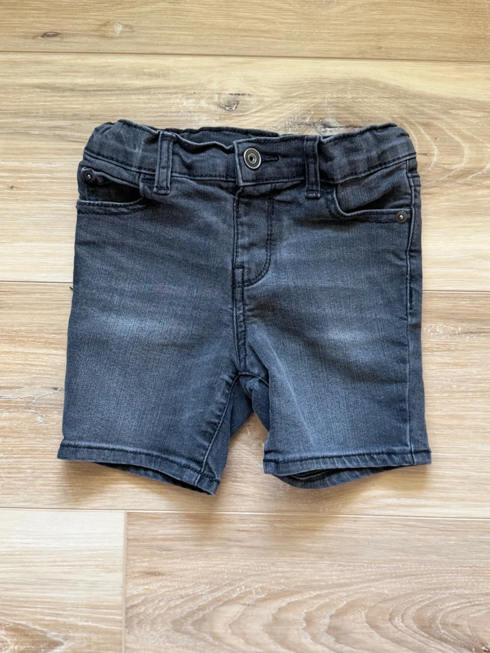 The Children's Place Charcoal Gray Denim Shorts